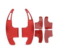 Recambios para automóviles 1 par de paletas cambio aleación aluminio para Ford para Mustang V6 para EcoBoost para GT para Shelby 2015 2016 2017 2018 2019 2020 2021 2022(Rosso)