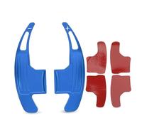 Recambios para automóviles 1 par de paletas cambio aleación aluminio para Ford para Mustang V6 para EcoBoost para GT para Shelby 2015 2016 2017 2018 2019 2020 2021 2022(Blu)