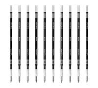Recambios para bol grafo Zebra BRNJK4BK Prefer Sarasa NJK-0.4 Core, color negro, 10 unidades