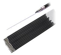 Recambios para bolígrafo de bola de 0,7 mm en colores negro, azul, rojo - 12 unidades, para escuela u oficina