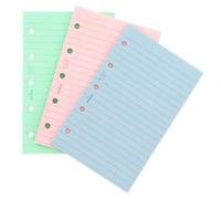 Recambios para organizadores Filofax de todos los tamaños y variaciones, color Fashion Colour Ruled Paper (513507) N/A