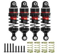 Recambios Rc Para Traxxas Para Mini Para Slash BL-2S 4x4 108164-1 Para Rally Para VXL RS200 1/16 RC Kit Amortiguador Delantero Y Trasero Camión Recorrido Corto(Red)