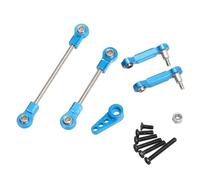 Recambios Rc Para Wltoys 284131 284010 K969 K979 K989 P929 284161 1/28 Accesorios De Mejora Metálicos Para Coche De Control Remoto Con Brazo Servo(Blue)
