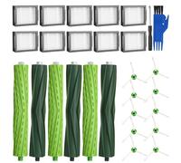 Recambios Repuestos para iRobot Roomba i7 i7+ j7 j7+ i3 i3+ i4 i4+ E5 E6 Aspiradora, Kit de Accesorios para Roomba E/I/J Serie, 3 juegos de Cepillos Principales,10 Filtro,10 Cepillo Lateral