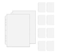 Recambios Top-Loading - 10 Fundas Protectoras Carpeta De Anillas | Álbum Para Tarjetas Deportivas Y Fotos De Inserción Para Carpeta De 6 Anillos,para Tarjetas Fotografías Documentos
