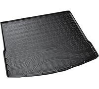 Recambo Alfombrilla de goma, Bandeja Maletero, Alfombra Maletero de calidad prémium apta para VW Tiguan II a partir de 2016 > | para suelo variable superior | ajuste con borde