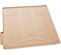 Recambo Alfombrilla de Goma para Maletero Apta para BMW X5 | Tipo F15 | año 2013 2018 | Ajuste Borde | Beige