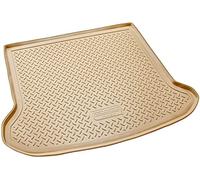 Recambo Alfombrilla de Goma para Maletero Apta para Volvo XC60 I, 2008 2017, Ajuste Borde, Color Beige
