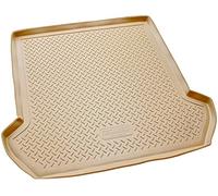 Recambo Alfombrilla de Goma para Maletero, Apta para Volvo XC90 I, 2002 2014, 5 Asientos, Ajuste Borde, Color Beige