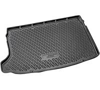 Recambo Alfombrilla de goma para maletero de calidad prémium apta para VW T-Cross C11, a partir de 2018, parte superior variable, ajuste con borde