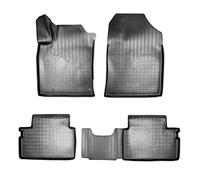 Recambo Alfombrillas de goma 3D, Alfombra Coche, Esterilla Coche para Kia Ceed | Tipo CD | a partir de 2018 > | Ajuste perfecto con borde