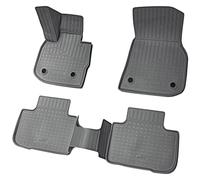 Recambo Alfombrillas de goma 3D aptas para BMW X4 G02 F98, Alfombras Coche, Esterilla Coche, año de fabricación a partir de 2018, ajuste perfecto con borde