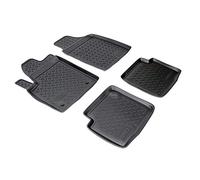 Recambo Alfombrillas de goma 3D aptas para Fiat Abarth 500 500c | años 2007 2020 | ajuste perfecto + borde