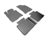 Recambo Alfombrillas de goma 3D aptas para Hyundai i40 | Tipo VF | año de fabricación 2011 2019 | Ajuste perfecto + borde