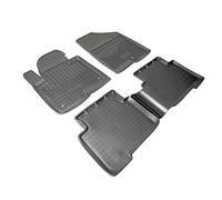 Recambo Alfombrillas de goma 3D aptas para Hyundai Santa Fe | DM | año de fabricación 2012 2018 | ajuste y borde