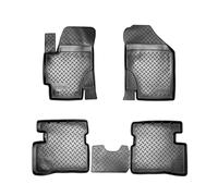Recambo Alfombrillas de goma 3D aptas para Kia Rio | Tipo JB | año de fabricación 2005 2011 | Ajuste perfecto con borde | Alfombras Coche Goma