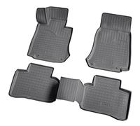 Recambo Alfombrillas de Goma 3D aptas para Mercedes GLC X253, año de fabricación a Partir de 2015, Ajuste Borde