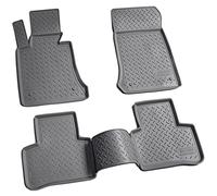 Recambo Alfombrillas de goma 3D aptas para Mercedes GLK X204, año 2008 2015, ajuste perfecto con borde, Alfombrillas Coche, Alfombrilla Conductor