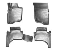 Recambo Alfombrillas de Goma 3D aptas para Mitsubishi L200, a Partir de 2015, Ajuste Borde