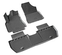 RECAMBO Alfombrillas de goma 3D aptas para Peugeot Rifter (modelos a partir de 2018), borde 3D alto, antideslizantes, sin olor, fáciles de limpiar, estables