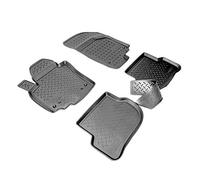 Recambo Alfombrillas de goma 3D aptas para Volkswagen Tiguan | Tipo 5N | año de fabricación 2007 2016 | Ajuste perfecto con borde | Alfombrillas para Coche