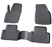 Recambo Alfombrillas de goma 3D aptas para Volvo S40 II / V50, año 2004 2012, ajuste perfecto con borde
