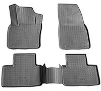 Recambo Alfombrillas de Goma 3D aptas para Volvo XC40, año de fabricación a Partir de 2017, Ajuste Borde