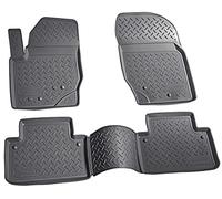 Recambo Alfombrillas de goma 3D aptas para Volvo XC90 I, año de fabricación 2002 2014, ajuste perfecto con borde