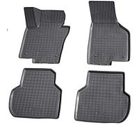 Recambo Alfombrillas de goma 3D aptas para VW Jetta VI, año de construcción 2010 2018, ajuste perfecto con borde