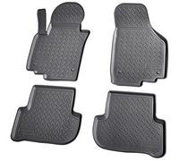 Recambo Alfombrillas de goma 3D aptas para VW Tiguan | 5N | año 2007 2016 | ajuste perfecto con borde