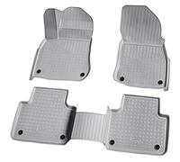 Recambo Alfombrillas de Goma 3D compatibles con Audi Q7 | Tipo 4M | a Partir de 2015 > | Alfombrillas de Goma para Coche | Ajuste Borde | Gris