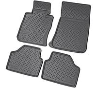 Recambo Alfombrillas de Goma 3D compatibles con BMW X1 E84 | 2009 2015 | Alfombrillas de Goma para Coche, Ajuste, Borde | Negro
