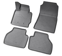 Recambo Alfombrillas de Goma 3D compatibles con BMW X4 F26 | año de fabricación 2014 2018 | Alfombrillas de Goma para Coche | Ajuste Borde | Negro