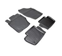 Recambo Alfombrillas de Goma 3D compatibles con Citroen C4 | Tipo LC | año 2004 2010 | Alfombra Alfombrilla Coche Conductor | Ajuste Borde | Color Negro