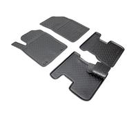 Recambo Alfombrillas de goma 3D compatibles con Citroen DS3 | año 2010 2019 | alfombrillas de goma para coche | ajuste perfecto | con borde | color negro