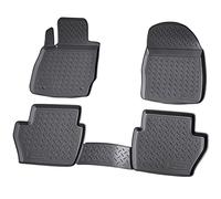 Recambo Alfombrillas de Goma 3D compatibles con Ford Fiesta Vi | 2008 2017 | Tipo JA8 | Alfombrillas de Goma para Coche | Ajuste Borde | Color Negro