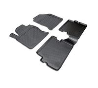 Recambo Alfombrillas de goma 3D compatibles con Ford Focus I | año 1998 2004 | alfombrillas de goma para coche | ajuste perfecto | con borde | color negro