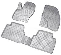 Recambo Alfombrillas de goma 3D compatibles con Ford Kuga I (MK1) | año 2008 2013 | alfombrillas de goma para coche | ajuste perfecto | con borde | gris