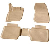 Recambo Alfombrillas de goma 3D compatibles con Ford Mondeo V, año de fabricación a partir de 2014, alfombrillas de goma para coche, ajuste perfecto, con borde