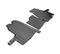Recambo Alfombrillas de goma 3D compatibles con Ford Transit 2006 2013, alfombrillas de goma para coche, ajuste perfecto, con borde