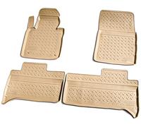 Recambo Alfombrillas de goma 3D compatibles con Land Rover Range Rover LM L322, 2002 2012, alfombrillas de goma para coche, ajuste perfecto, con borde