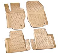 Recambo Alfombrillas de Goma 3D compatibles con Mercedes Clase GL X164, 2006 2012, Alfombrillas de Goma para Coche, Ajuste, Borde