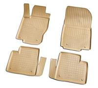 Recambo Alfombrillas de Goma 3D compatibles con Mercedes GL/GLS Clase X166, año de fabricación a Partir de 2012, Alfombrillas de Goma para Coche, Ajuste, Borde