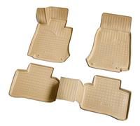 Recambo Alfombrillas de Goma 3D compatibles con Mercedes GLC X253, año de fabricación a Partir de 2015, Alfombrillas de Goma para Coche, Ajuste, Borde