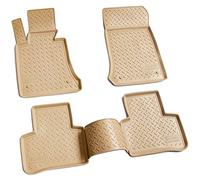 Recambo Alfombrillas de goma 3D compatibles con Mercedes GLK X204, año 2008 - 2015, alfombrillas de goma para coche, ajuste perfecto, con borde