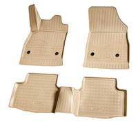 Recambo Alfombrillas de goma 3D compatibles con Opel Astra K a partir de 2015, alfombrillas de goma para coche, ajuste perfecto, con borde