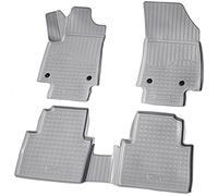 Recambo Alfombrillas de goma 3D compatibles con Opel Crossland X, año de fabricación a partir de 2017, alfombrillas de goma para coche, ajuste perfecto, con borde