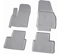 Recambo Alfombrillas de goma 3D compatibles con Opel Meriva B | año 2010 2017 | alfombrillas de goma para coche | ajuste perfecto | con borde | gris