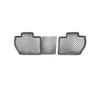 Recambo Alfombrillas de Goma 3D compatibles con Peugeot Partner Tepee | años 2008 2018 | Alfombrillas de Goma para Coche, Ajuste, Borde | Negro | Parte Trasera
