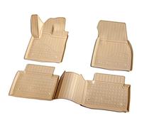 Recambo Alfombrillas de Goma 3D compatibles con Range Rover Evoque | L551 | a Partir de 2019 | Alfombrillas de Goma para Coche, Ajuste, Borde | Beige